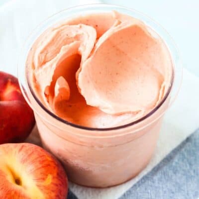The Best Ninja Creami Peach Sorbet (No Peeling Required!)