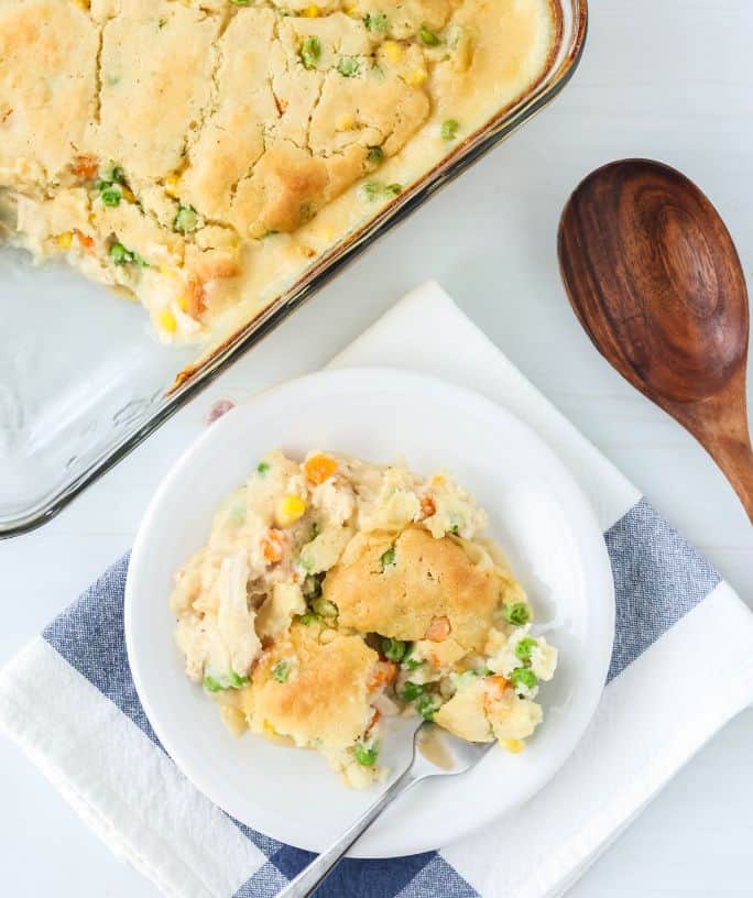 Easy Bisquick Chicken Casserole - Margin Making Mom®