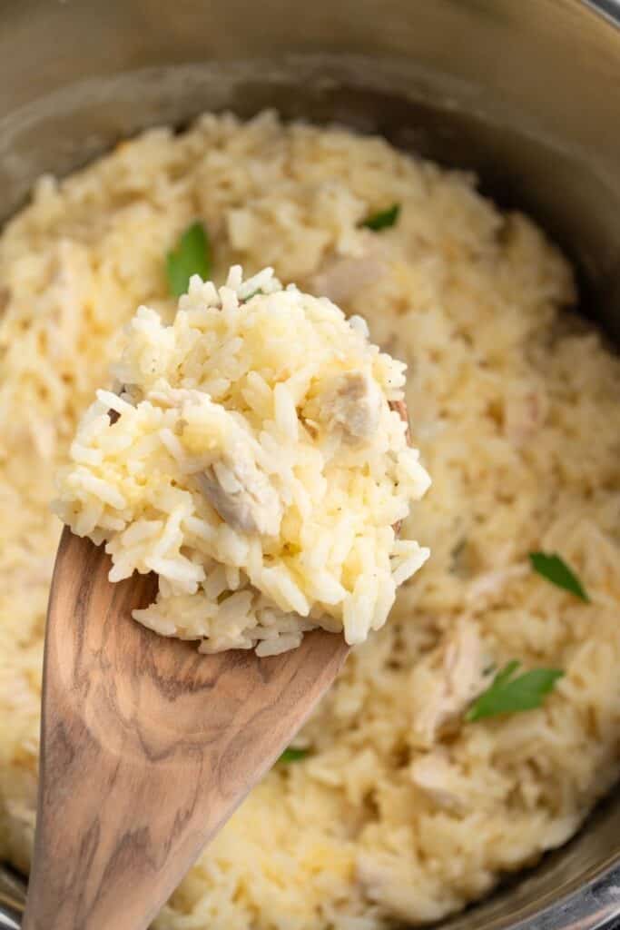Easy Southern Style Creamy Instant Pot Chicken and Rice - Margin Making ...