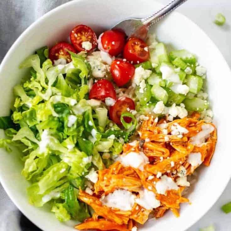Image for Easy Buffalo Chicken Rice Bowl