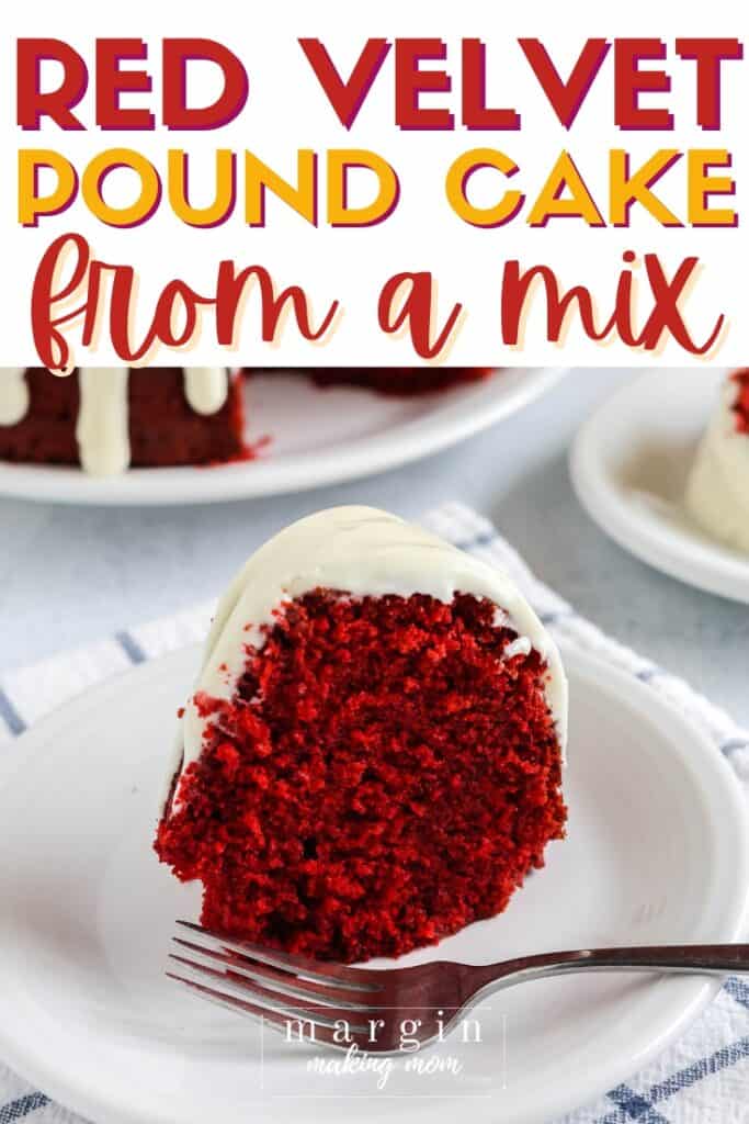 Easy Red Velvet Pound Cake (From a Mix!) - Margin Making Mom®