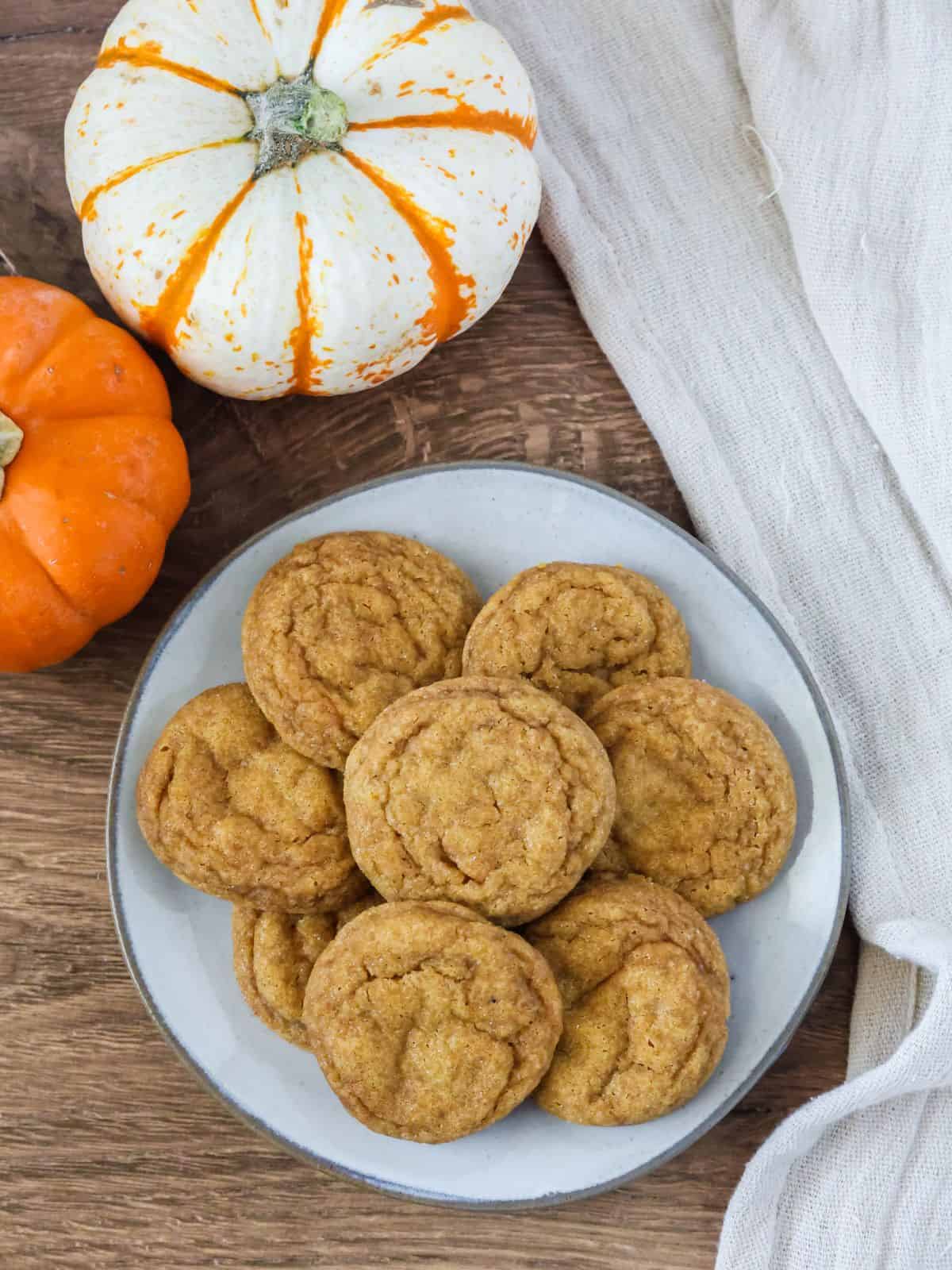 Soft and Chewy Pumpkin Snickerdoodles - Margin Making Mom®
