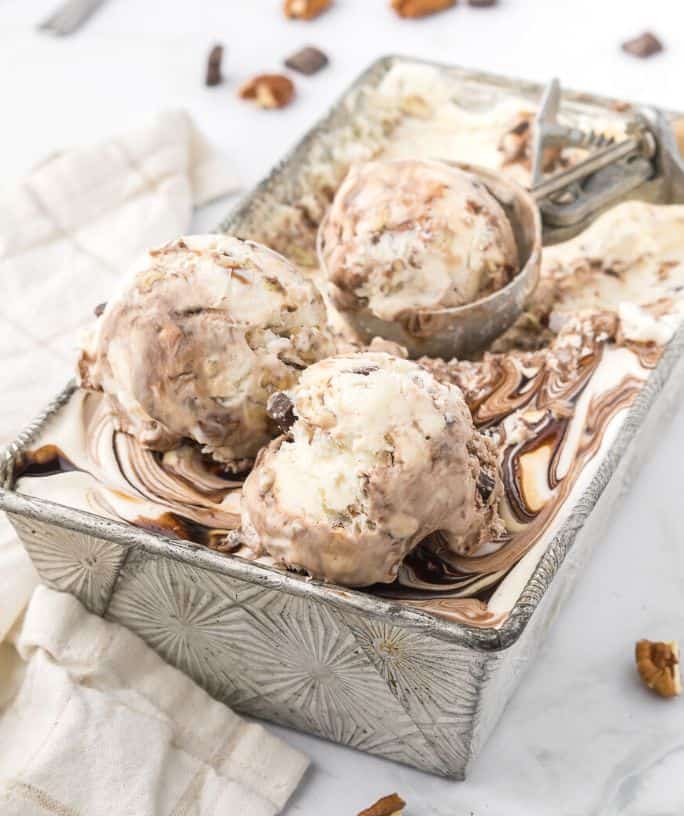 Image for Decadent Turtle Ice Cream (Easy No Churn Recipe)
