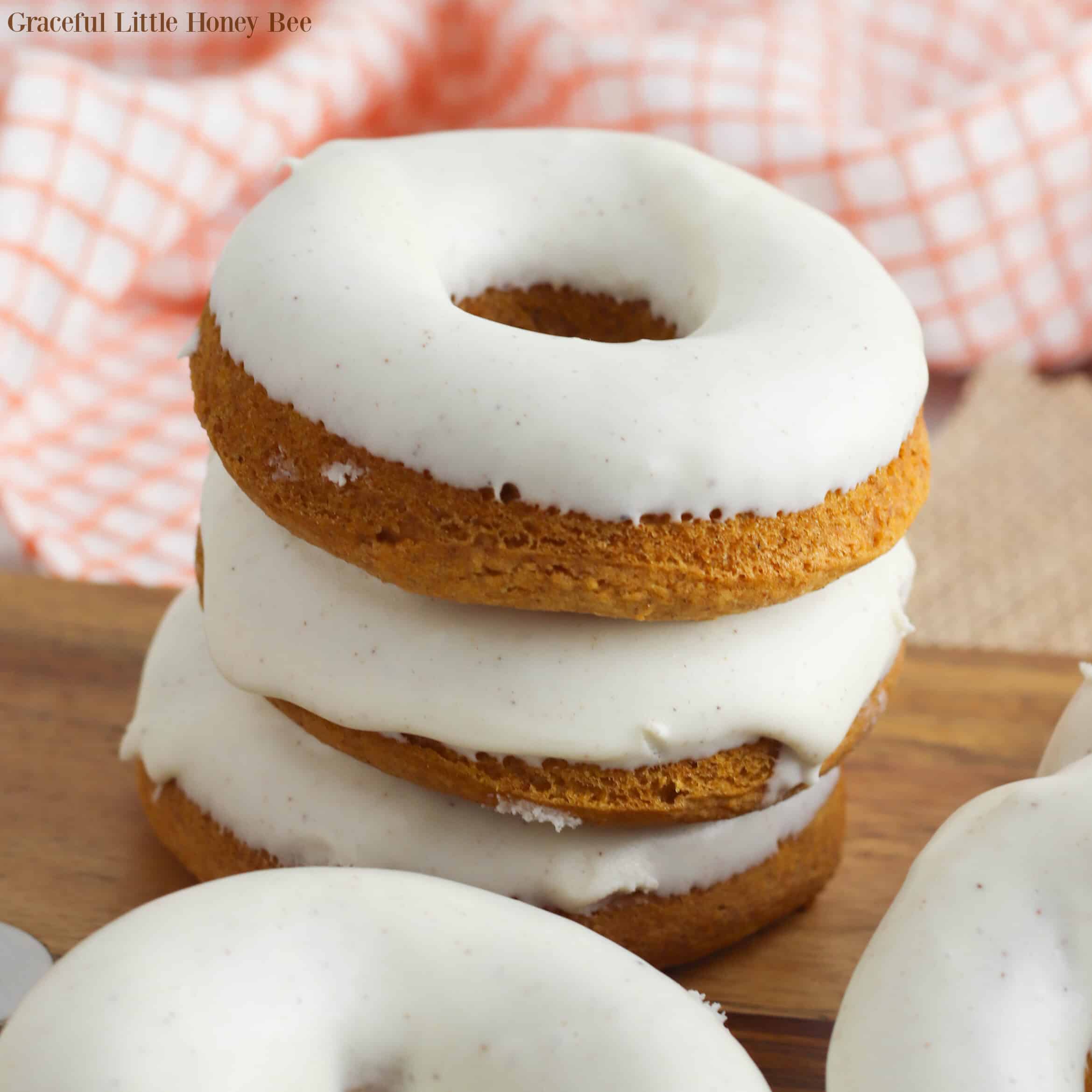 Image for Oven-Baked Cake Mix Pumpkin Donuts
