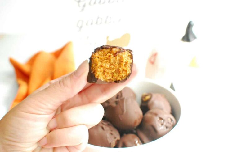 Image for No Bake Pumpkin Truffles